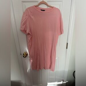 SHEIN pink t-shirt dress